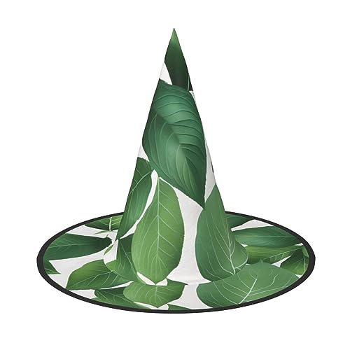 SSIMOO Hexenhut für Damen, Kräuterpflanze, Blätter, schick, Halloween, ultimative Wahl für das beste Halloween-Kostüm-Ensemble von SSIMOO