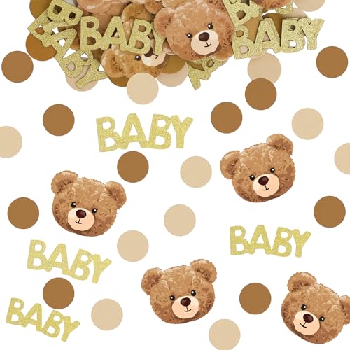 SSKHE 100 Stück Baby Shower Deko Konfetti Set – Gender Reveal Party Tischdeko mit 3 Motiven, Streudeko für Taufe, Kommunion, Geburtstag – Glitzer Confetti Babyparty Dekoration SSKHE 100 Stück Baby Shower Deko Konfetti Set – Gender Reveal Party Tischdeko mit 3 Motiven, Streudeko für Taufe, Kommunion, Geburtstag – Glitzer Confetti Babyparty Dekoration von SSKHE