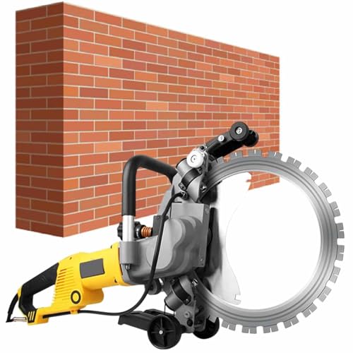 SSQUZA Hochfrequenz-Ringsäge,Betonwandschneidemaschine,Multifunktionale Stein-Elektrowerkzeug-Fliesenwerkzeuge,Toroidale Betonsäge,Wassergespeiste Staubunterdrückung 30/40/50Cm Schnitttiefe AC8400 von SSQUZA