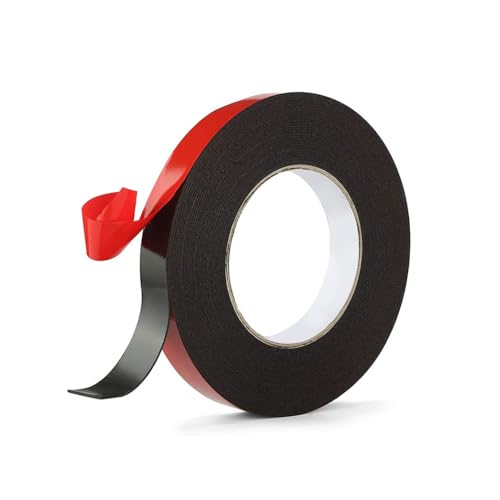 SSyang Doppelseitiges Klebeband Extra Stark, 10mx25mm Montageklebeband, Wasserdicht Hochtemperaturbeständig Stark Klebrig Schaumstoffmaterial Leicht Abziehbar Klebeband, für Zuhause, Garten SSyang Doppelseitiges Klebeband Extra Stark, 10mx25mm Montageklebeband, Wasserdicht Hochtemperaturbeständig Stark Klebrig Schaumstoffmaterial Leicht Abziehbar Klebeband, für Zuhause, Garten von SSyang