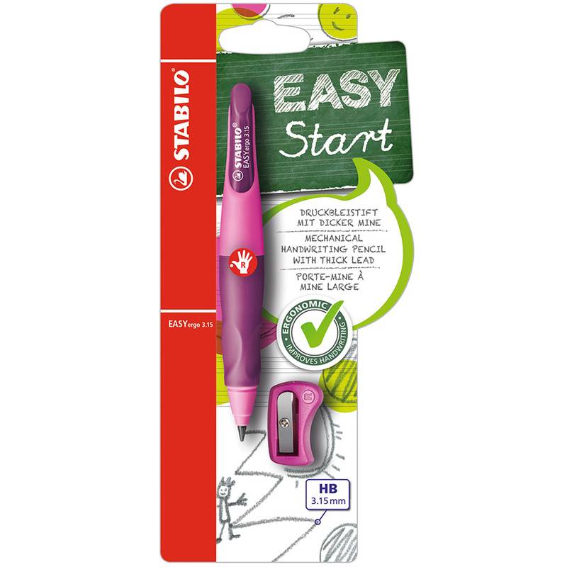 Druckbleistift Stabilo® Easyergo 3.15 Mit Spitzer In Pink/Lila von STABILO®