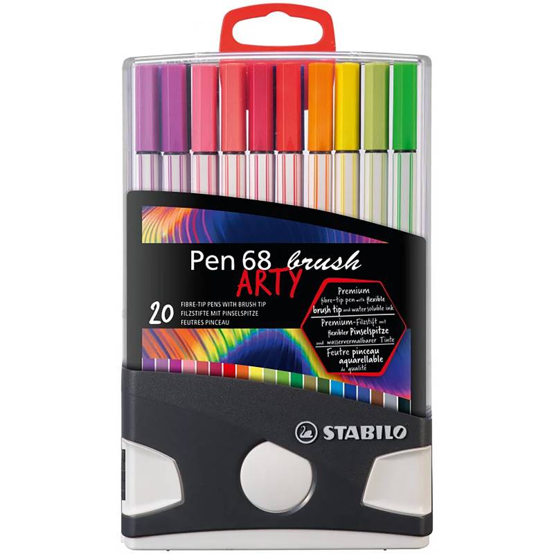 Filzstift Stabilo® Pen 68 Brush Arty Mit 20 Farben von STABILO®