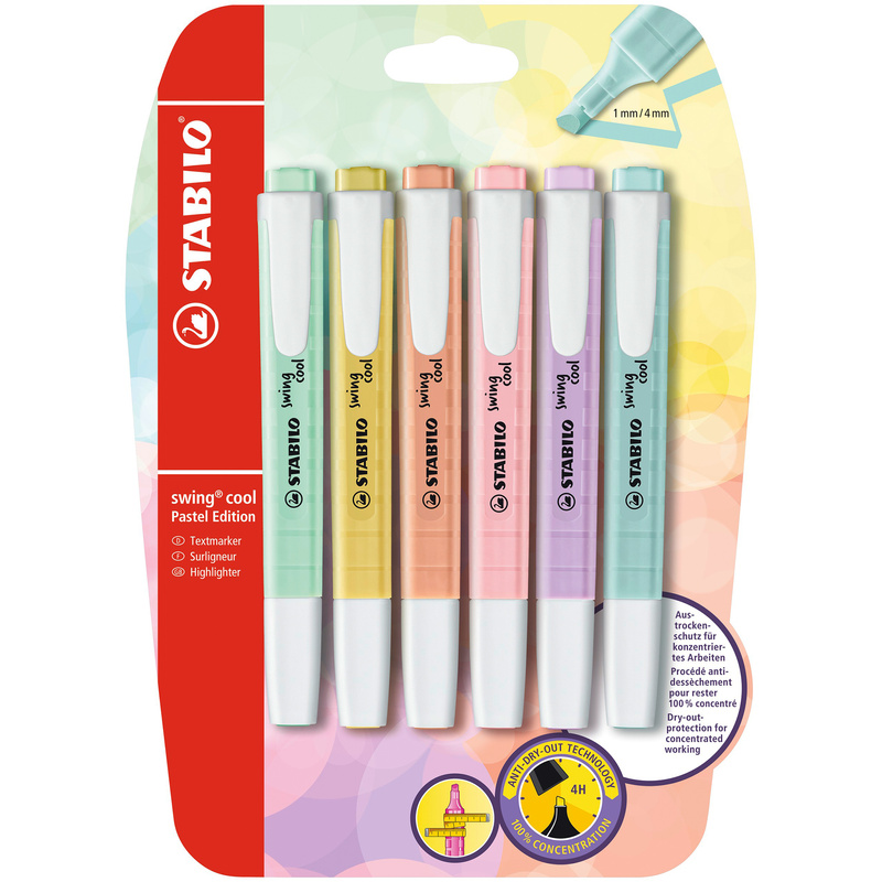 Textmarker Stabilo® Swing Cool Pastel Edition 6Er-Pack von STABILO®