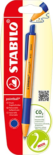 STABILO - Druck-Kugelschreiber - pointball - Einzelstift - blau STABILO - Druck-Kugelschreiber - pointball - Einzelstift - blau von STABILO