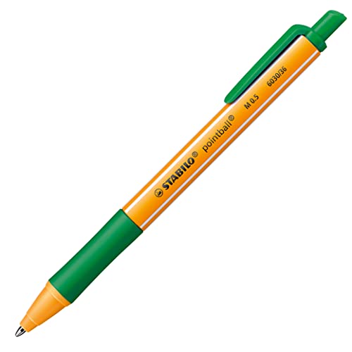 Druck-Kugelschreiber - STABILO pointball - Einzelstift - grün Druck-Kugelschreiber - STABILO pointball - Einzelstift - grün von STABILO