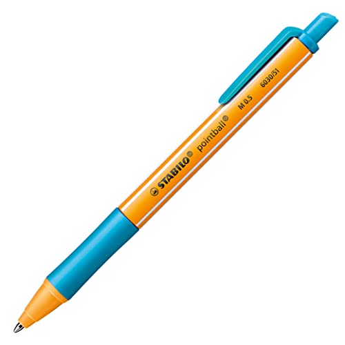 Druck-Kugelschreiber - STABILO pointball - Einzelstift - türkis Druck-Kugelschreiber - STABILO pointball - Einzelstift - türkis von STABILO