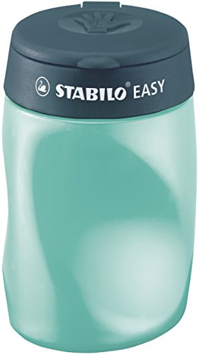 Ergonomischer Dosen-Spitzer für Linkshänder - STABILO EASYsharpener - 3 in 1 - petrol von STABILO