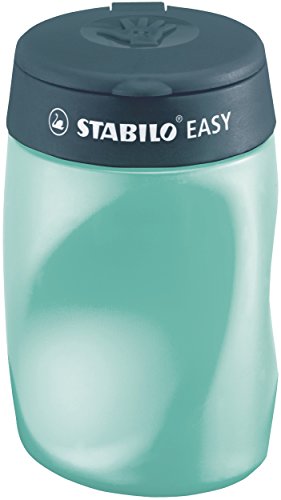 STABILO - Ergonomischer Dosen-Spitzer für Rechtshänder - EASYsharpener - 3 in 1 - petrol von STABILO