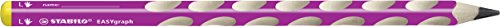 Ergonomischer Dreikant-Bleistift für Linkshänder - STABILO EASYgraph in pink - Einzelstift - Härtegrad HB von STABILO