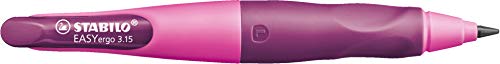 STABILO - Ergonomischer Druck-Bleistift für Linkshänder - EASYergo 3.15 in pink/lila - Einzelstift - inklusive 1 dicken Mine - Härtegrad HB STABILO - Ergonomischer Druck-Bleistift für Linkshänder - EASYergo 3.15 in pink/lila - Einzelstift - inklusive 1 dicken Mine - Härtegrad HB von STABILO