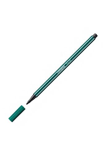 STABILO Fasermaler Pen 68, Strichstärke: 1,0 mm, blaugrün VE=3 von STABILO