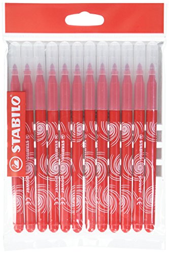 Filzstift - STABILO power - 12er Pack - rot von STABILO