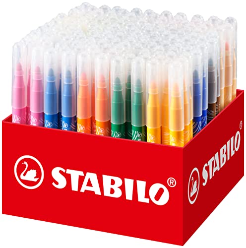 Filzstift - STABILO power max - 140er Pack - mit 18 verschiedenen Farben von STABILO