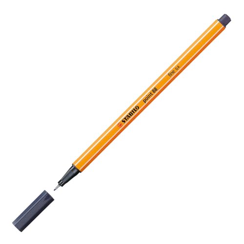 Fineliner - STABILO point 88 - 10er Pack - nachtblau von STABILO