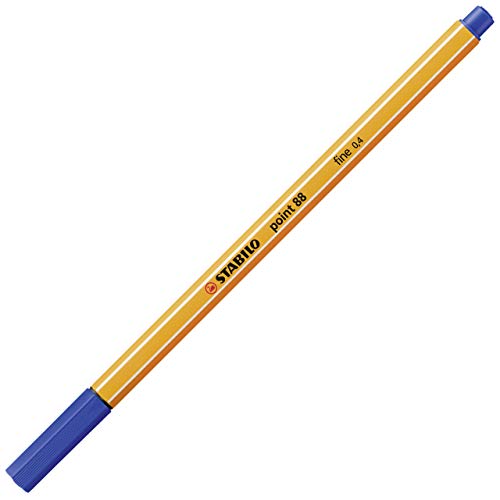 Fineliner - STABILO point 88 - Einzelstift - blau von STABILO