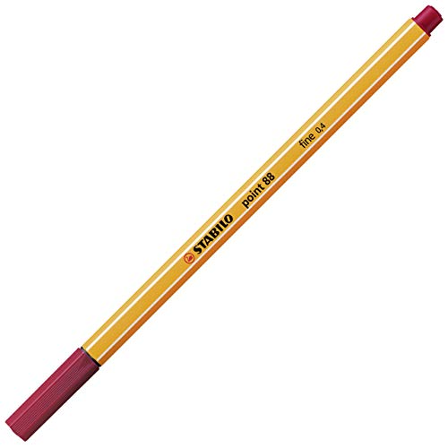 Fineliner - STABILO point 88 - Einzelstift - dunkelrot Fineliner - STABILO point 88 - Einzelstift - dunkelrot von STABILO