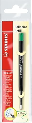 Kugelschreiber - Großraummine - STABILO Ballpoint Refill - Einzelmine - grün von STABILO