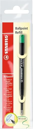 Kugelschreiber - Großraummine - STABILO Ballpoint Refill - Einzelmine - grün von STABILO
