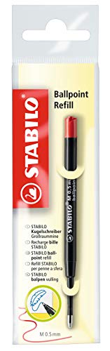 Kugelschreiber - Großraummine - STABILO Ballpoint Refill - Einzelmine - rot von STABILO