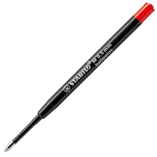 Kugelschreiber - Großraummine - STABILO Ballpoint Refill - Einzelmine - rot von STABILO