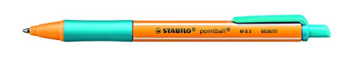 Kugelschreiber – STABILO pointball – 3 Stück – Türkis von STABILO