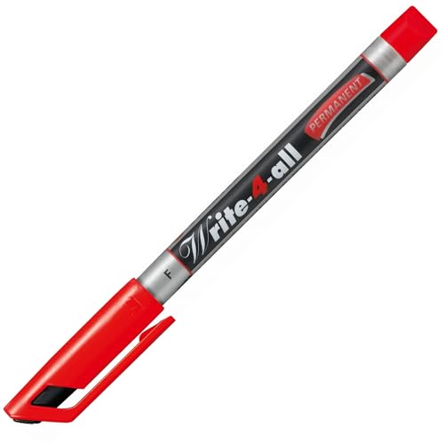 Permanent-Marker - STABILO Write-4-all - fein - Einzelstift - rot von STABILO