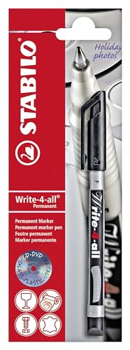 Permanent-Marker - STABILO Write-4-all - fein - Einzelstift - schwarz von STABILO