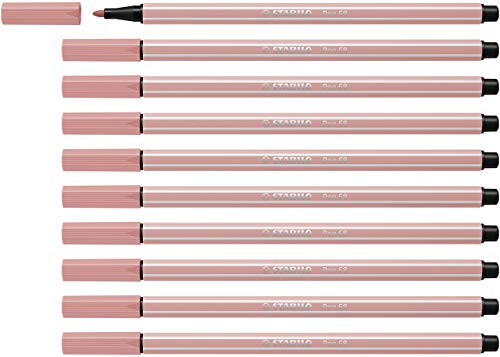 Premium-Filzstift - STABILO Pen 68 - 10er Pack - rouge von STABILO