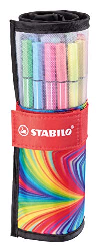 Premium-Filzstift - STABILO Pen 68 - ARTY - 25er Rollerset - mit 25 verschiedenen Farben von STABILO