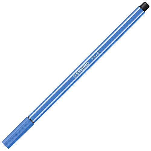 Premium-Filzstift - STABILO Pen 68 - Einzelstift - dunkelblau von STABILO