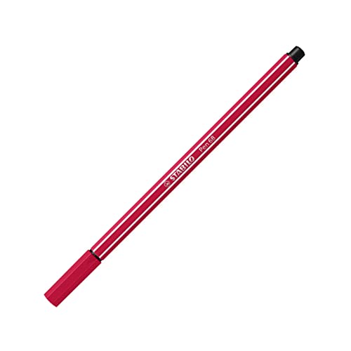 Premium-Filzstift - STABILO Pen 68 - Einzelstift - dunkelrot von STABILO