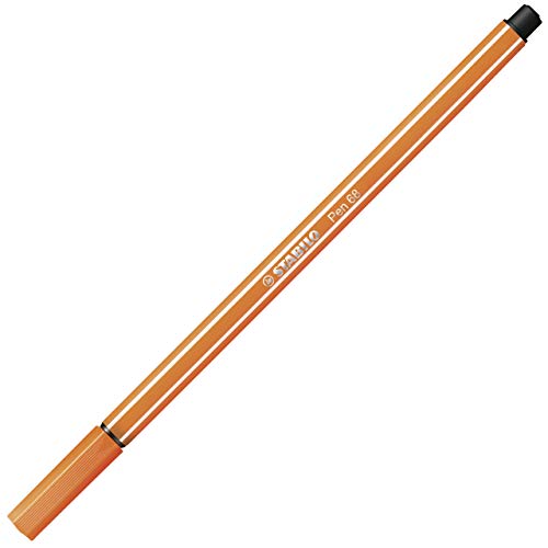 Premium-Filzstift - STABILO Pen 68 - Einzelstift - gelbrot von STABILO