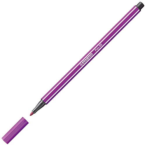 Premium-Filzstift - STABILO Pen 68 - Einzelstift - lila von STABILO