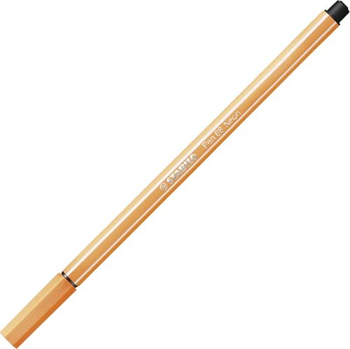 Premium-Filzstift - STABILO Pen 68 - Einzelstift - neonorange von STABILO