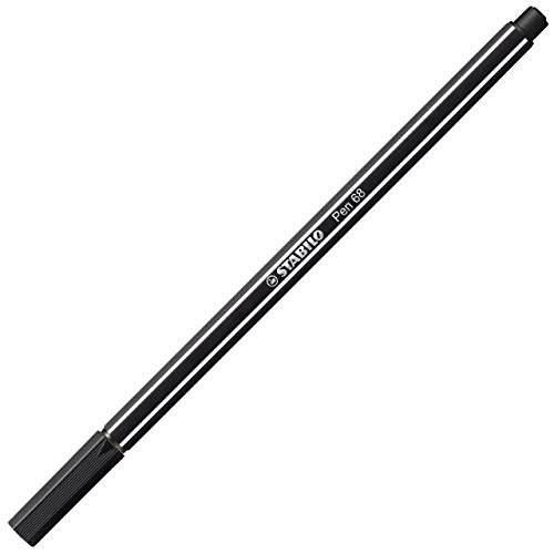 Premium-Filzstift - STABILO Pen 68 - Einzelstift - schwarz von STABILO