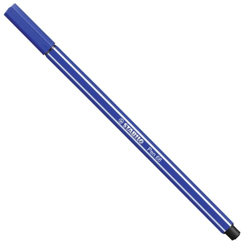 Premium-Filzstift - STABILO Pen 68 - Einzelstift - ultramarinblau von STABILO