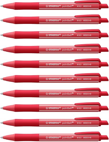 STABILO - Druck-Kugelschreiber - pointball colorful - 10er Pack - rostrot STABILO - Druck-Kugelschreiber - pointball colorful - 10er Pack - rostrot von STABILO