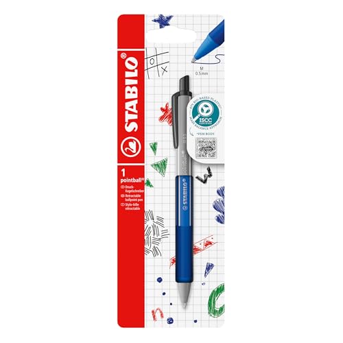 STABILO Druck-Kugelschreiber pointball colorful - Einzelstift - dunkelgrau STABILO Druck-Kugelschreiber pointball colorful - Einzelstift - dunkelgrau von STABILO