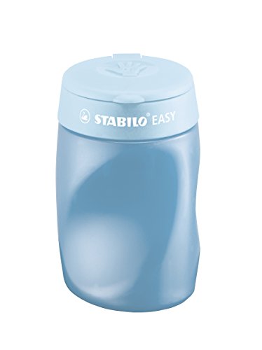 STABILO - Ergonomischer Dosen-Spitzer für Rechtshänder - EASYsharpener - 3 in 1 - blau von STABILO
