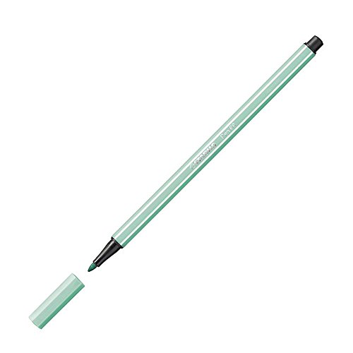 STABILO Fasermaler Pen 68, Strichstärke: 1,0 mm, eisgrün VE=5 von STABILO