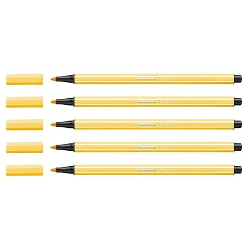 STABILO Fasermaler Pen 68, Strichstärke: 1,0 mm, gelb VE=5 STABILO Fasermaler Pen 68, Strichstärke: 1,0 mm, gelb VE=5 von STABILO
