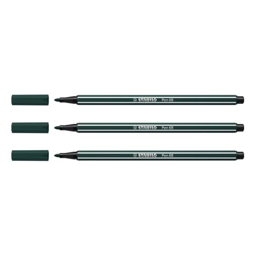STABILO Fasermaler Pen 68, Strichstärke: 1,0 mm, grünerde VE=3 STABILO Fasermaler Pen 68, Strichstärke: 1,0 mm, grünerde VE=3 von STABILO