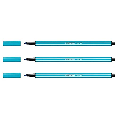 STABILO Fasermaler Pen 68, Strichstärke: 1,0 mm, neonblau VE=3 STABILO Fasermaler Pen 68, Strichstärke: 1,0 mm, neonblau VE=3 von STABILO