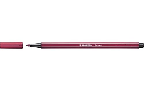 STABILO Fasermaler Pen 68, Strichstärke: 1,0 mm, purpur VE=5 von STABILO