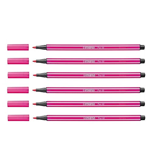 STABILO Fasermaler Pen 68, Strichstärke: 1,0 mm, rosarot VE=6 STABILO Fasermaler Pen 68, Strichstärke: 1,0 mm, rosarot VE=6 von STABILO