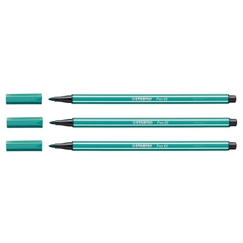 STABILO Fasermaler Pen 68, Strichstärke: 1,0 mm, türkisblau VE=3 STABILO Fasermaler Pen 68, Strichstärke: 1,0 mm, türkisblau VE=3 von STABILO
