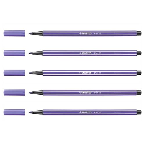 STABILO Fasermaler Pen 68, Strichstärke: 1,0 mm, violett VE=5 STABILO Fasermaler Pen 68, Strichstärke: 1,0 mm, violett VE=5 von STABILO