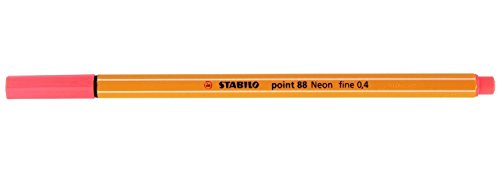 STABILO Fineliner point 88, Strichstärke: 0,4 mm, neonrot VE=3 STABILO Fineliner point 88, Strichstärke: 0,4 mm, neonrot VE=3 von STABILO
