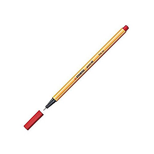 STABILO Fineliner point 88, Strichstärke: 0,4 mm, rot VE=5 STABILO Fineliner point 88, Strichstärke: 0,4 mm, rot VE=5 von STABILO