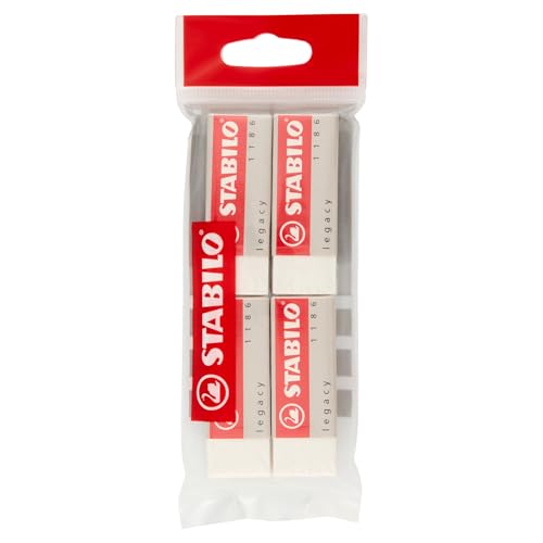 STABILO Legacy - Gummi - PVC-frei - Eco Pack mit 4 von STABILO
